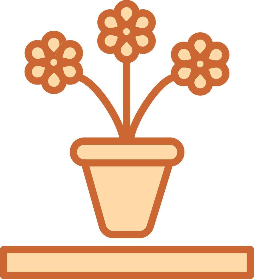 Flower Pot Vector Icon