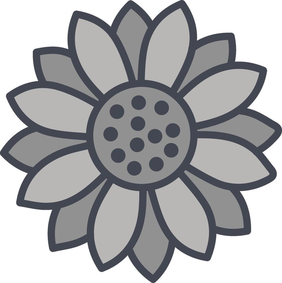 Sunflower Vector Icon