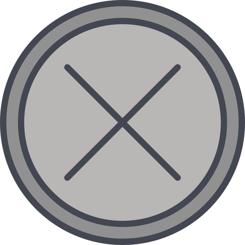 Do Not Cross Vector Icon