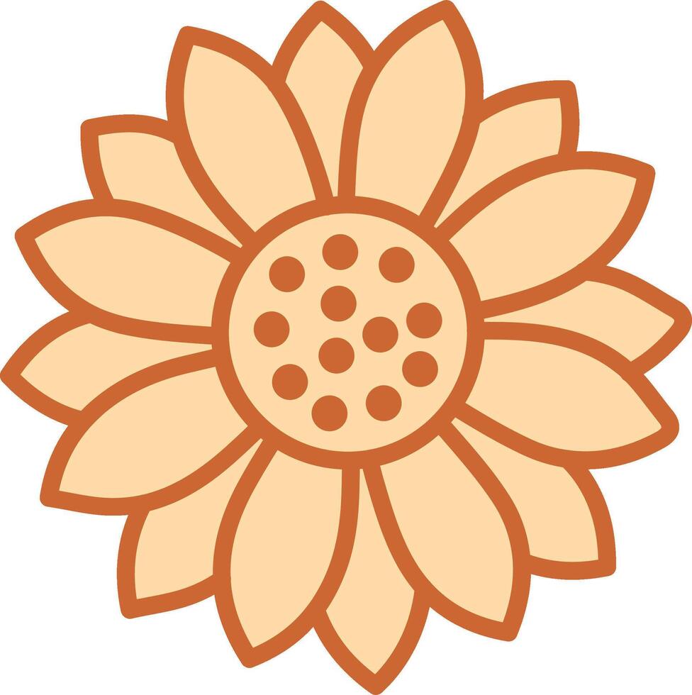 Sunflower Vector Icon