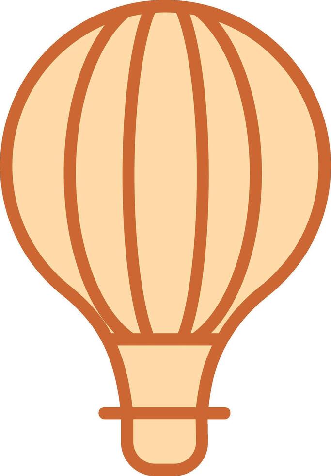 icono de vector de globo de aire caliente