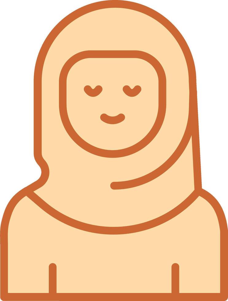 Islamic Woman Vector Icon