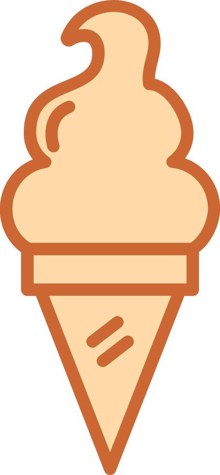 icono de vector de helado