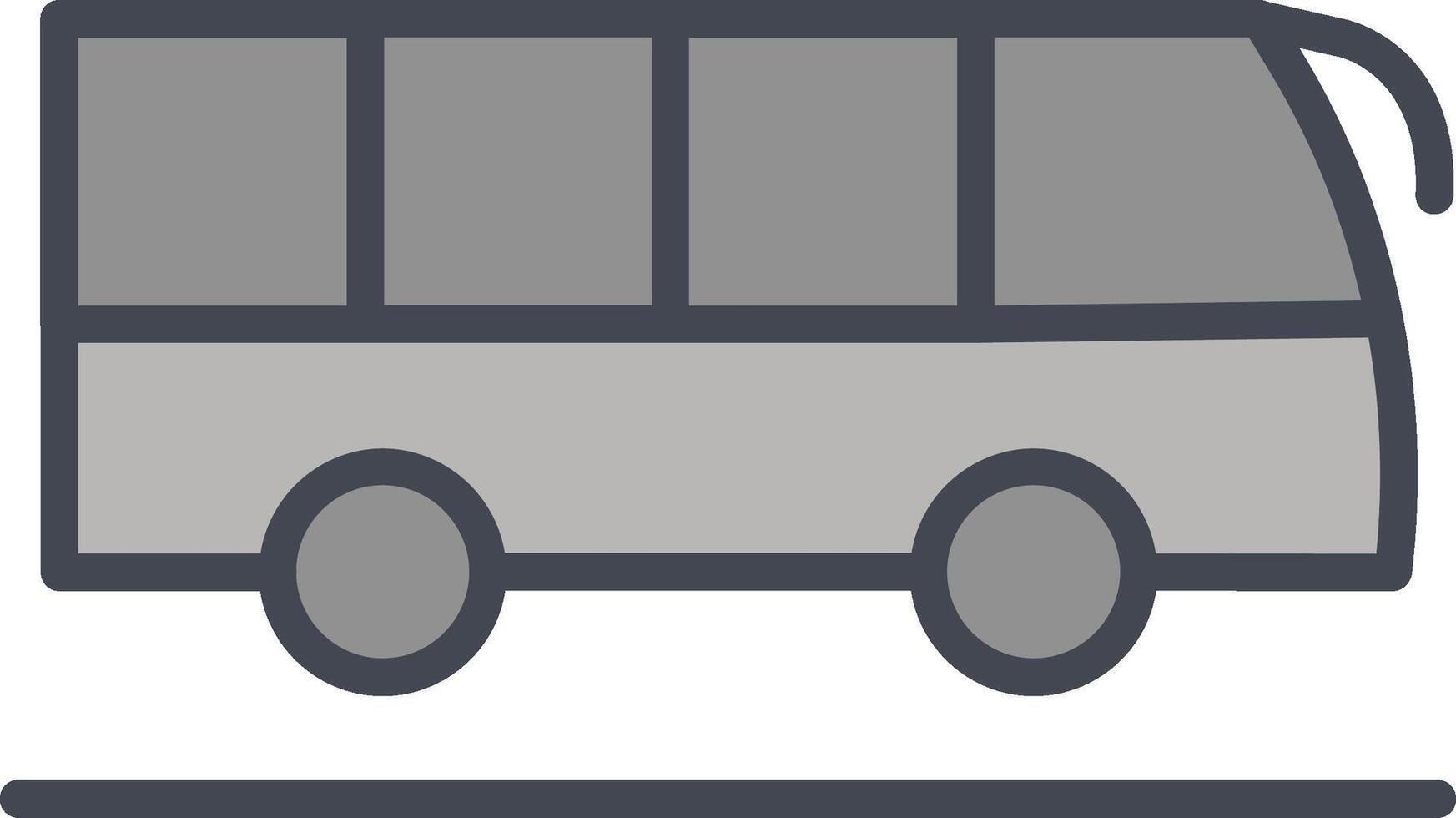 icono de vector de bus