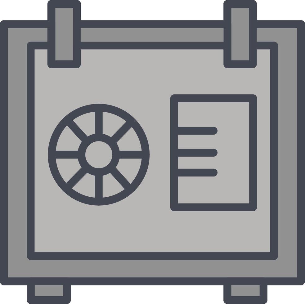 Safe Box Vector Icon
