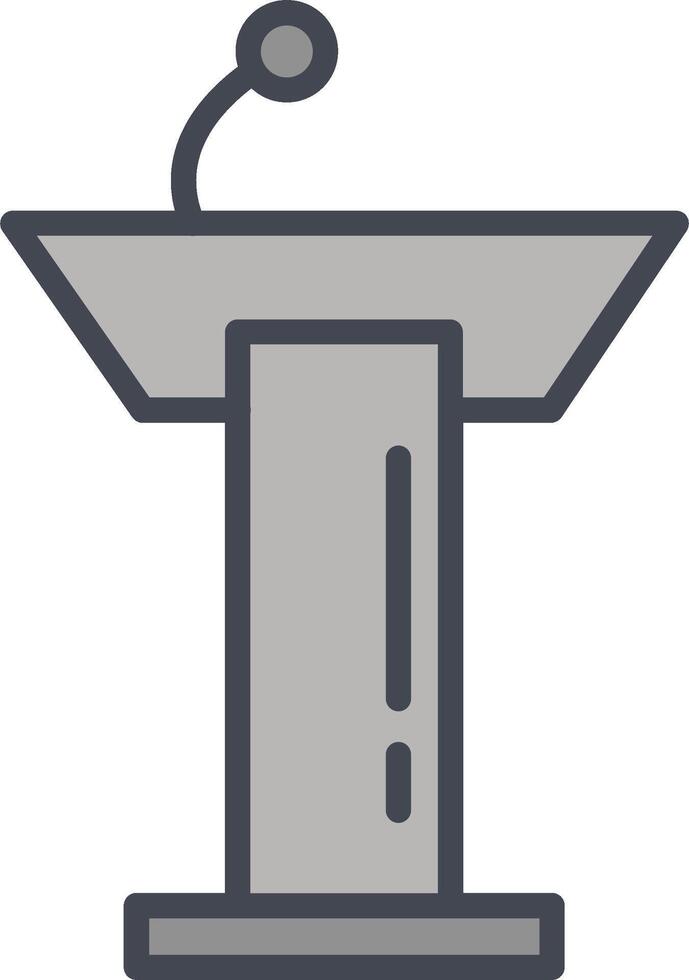 Podium Vector Icon