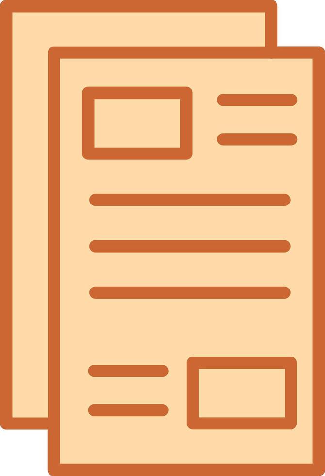Newspaper Vector Icon