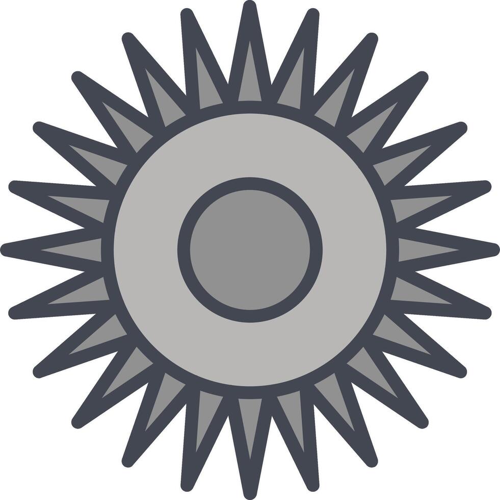 Optical Radiation Vector Icon
