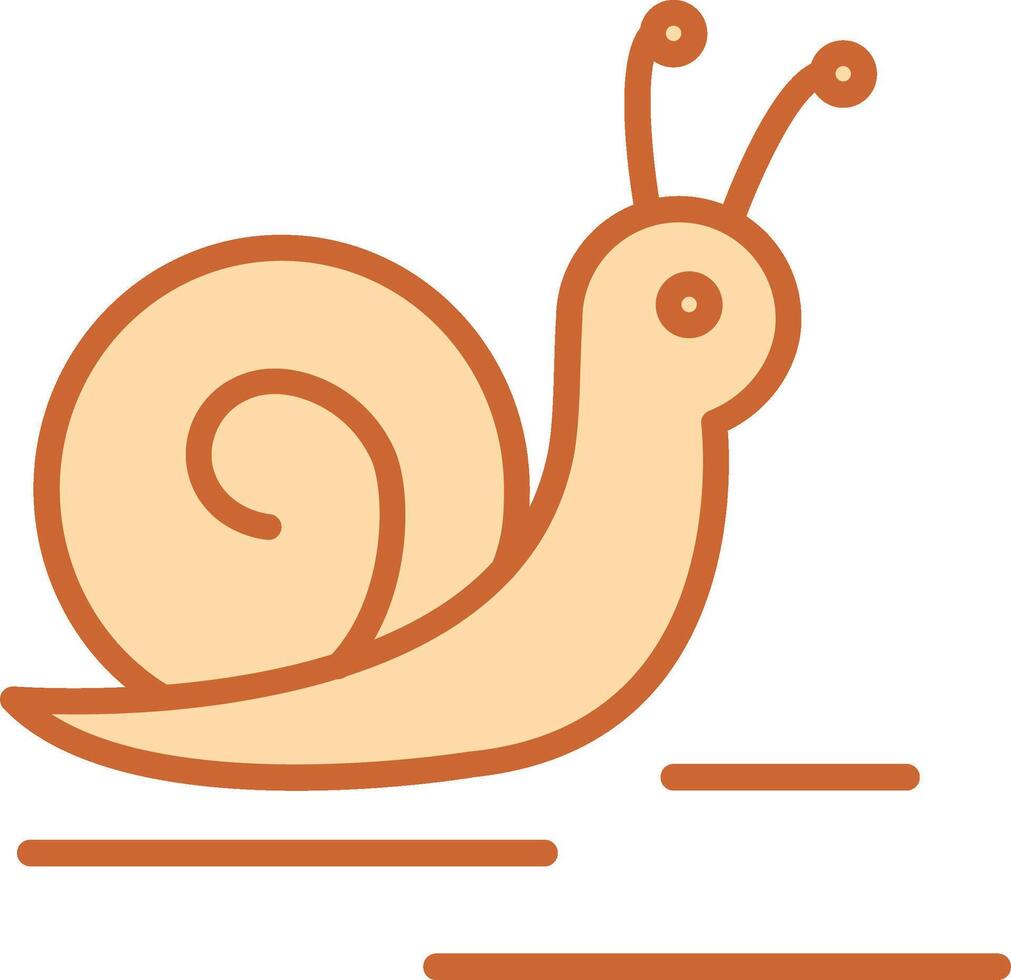 icono de vector de caracol