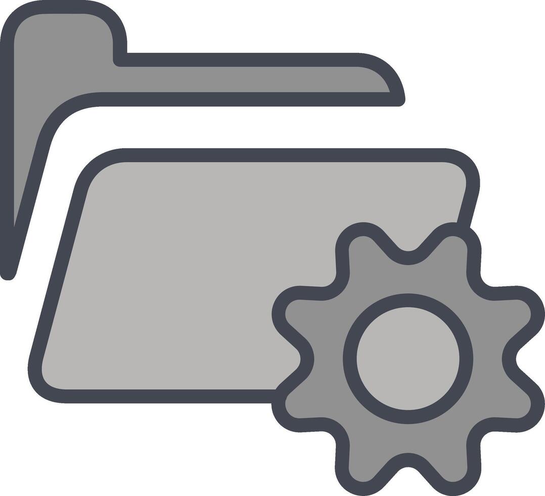 Preferences Folder Vector Icon