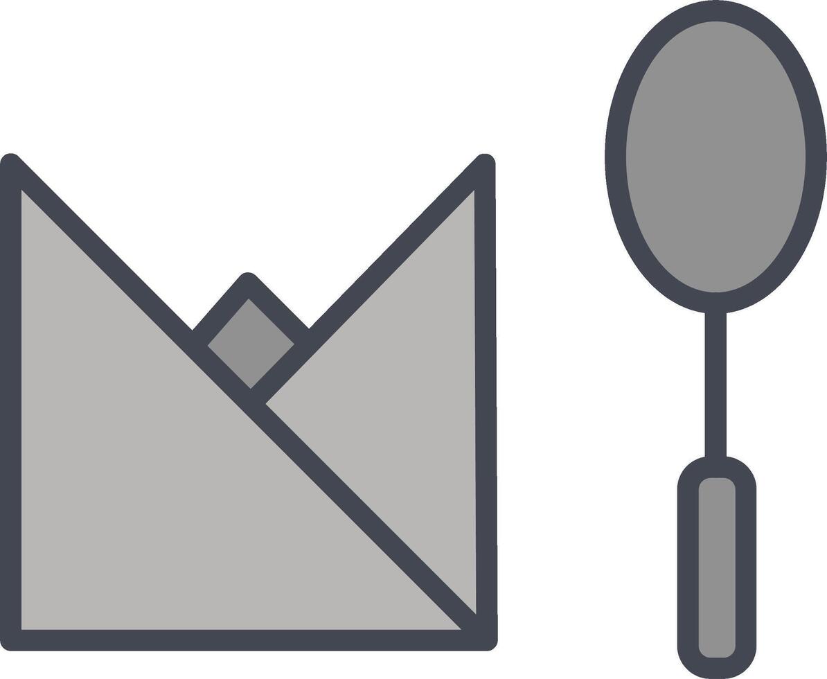 Spoon and Napkin Vector Icon