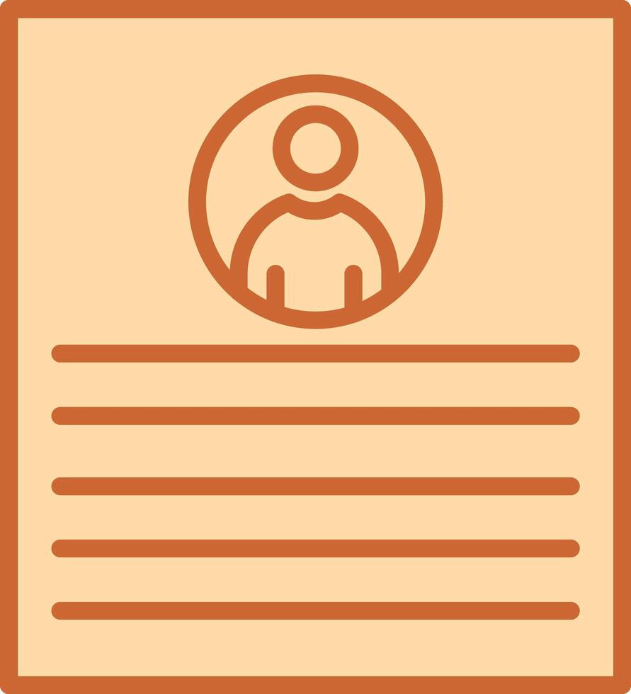 Client Profile Vector Icon