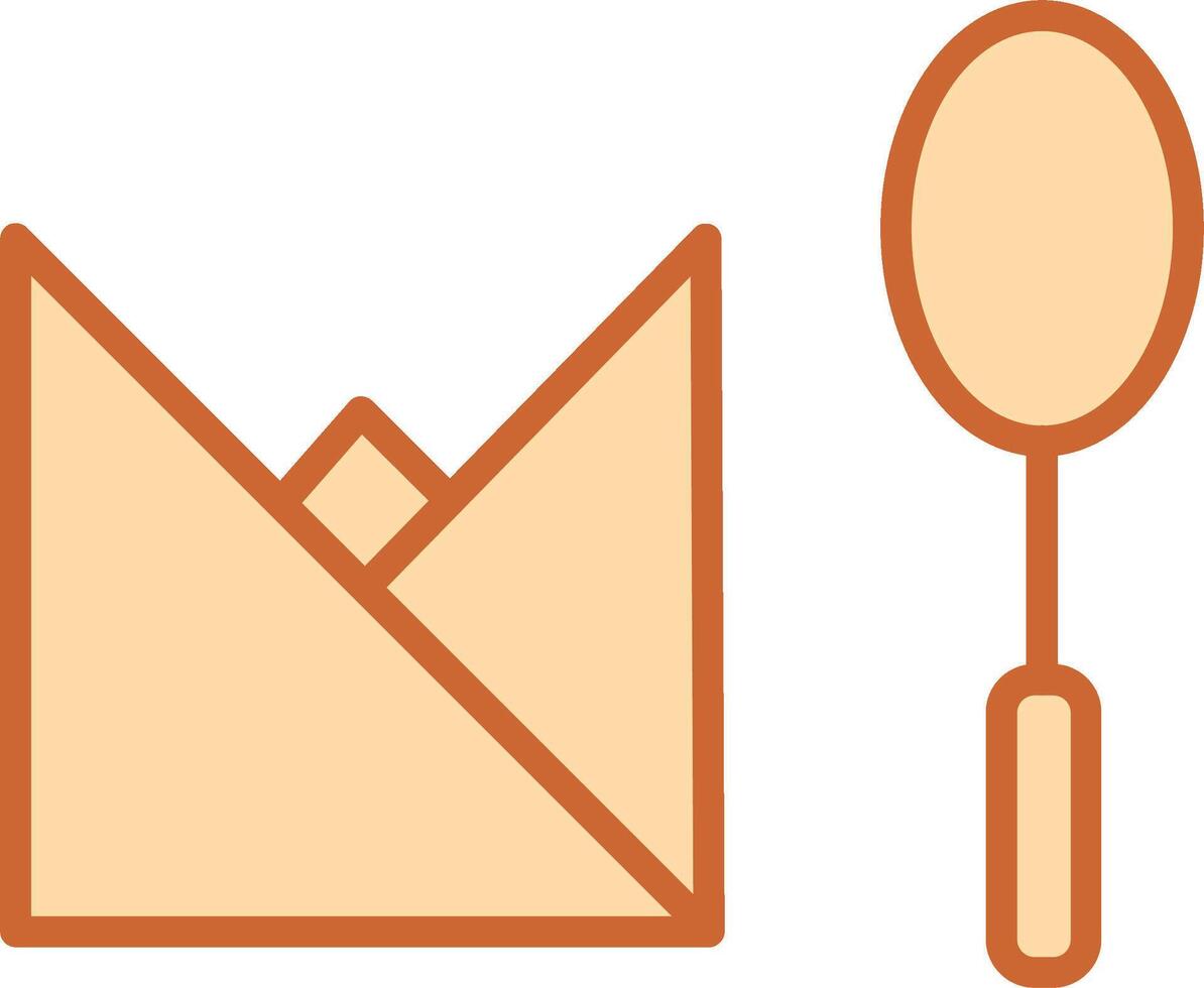 Spoon and Napkin Vector Icon