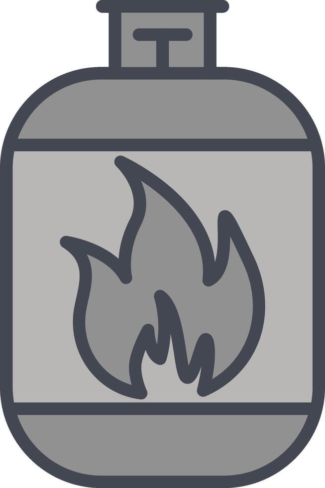 Gas Cylinder Vector Icon