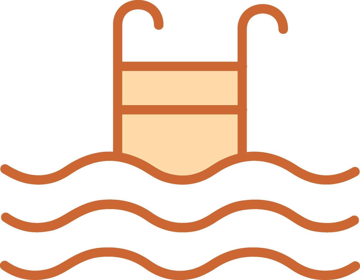 icono de vector de piscina