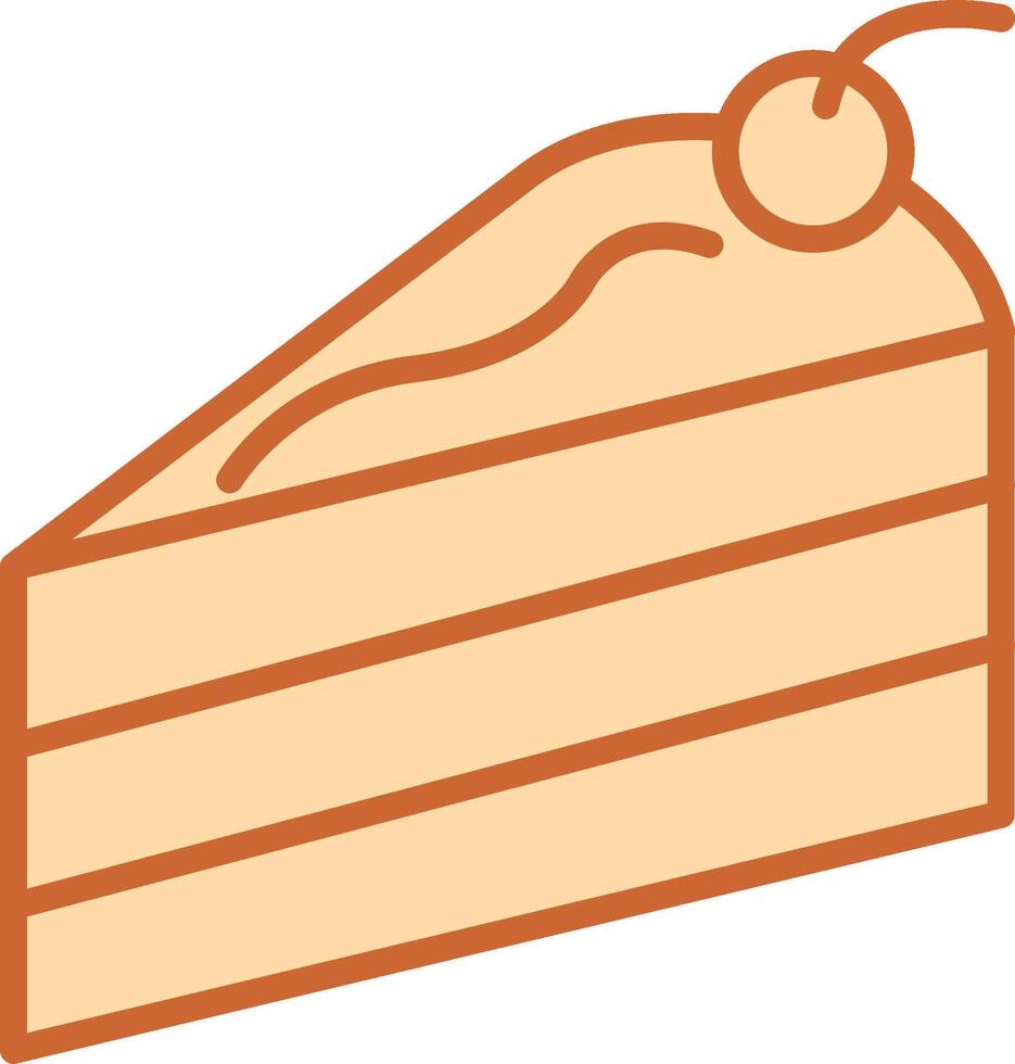 Cake Slice Vector Icon