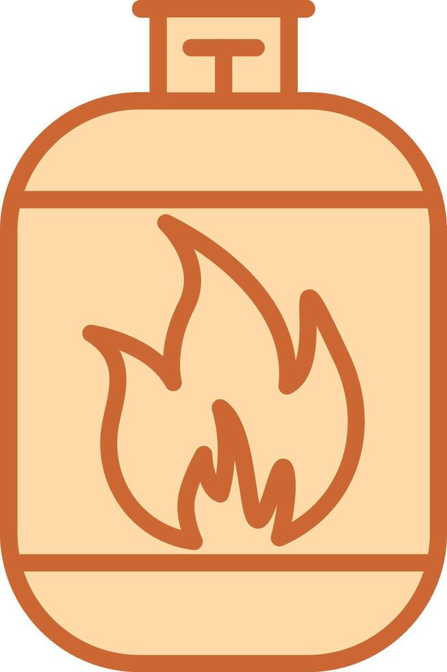 Gas Cylinder Vector Icon