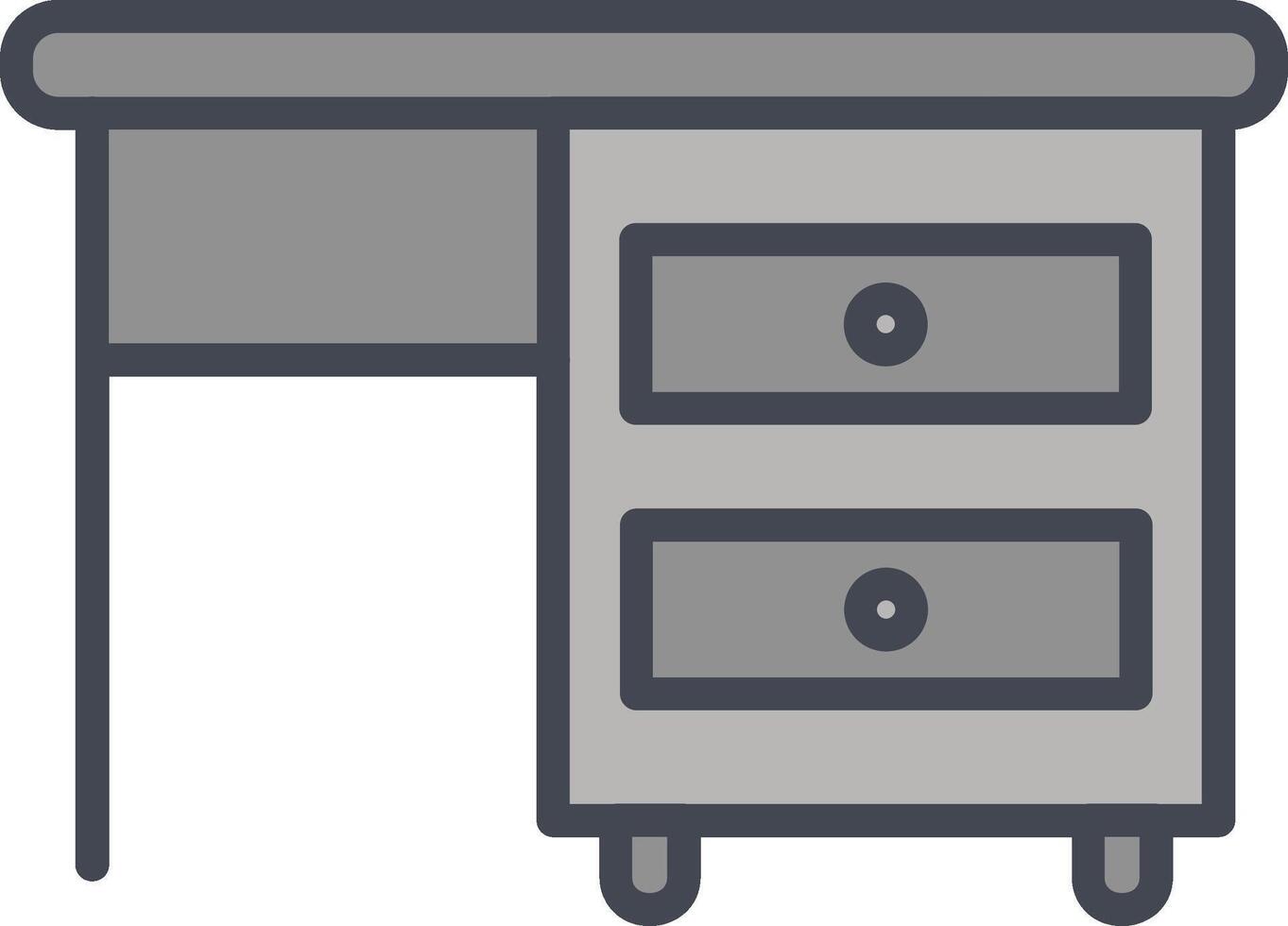 Table with Drawers I Vector Icon