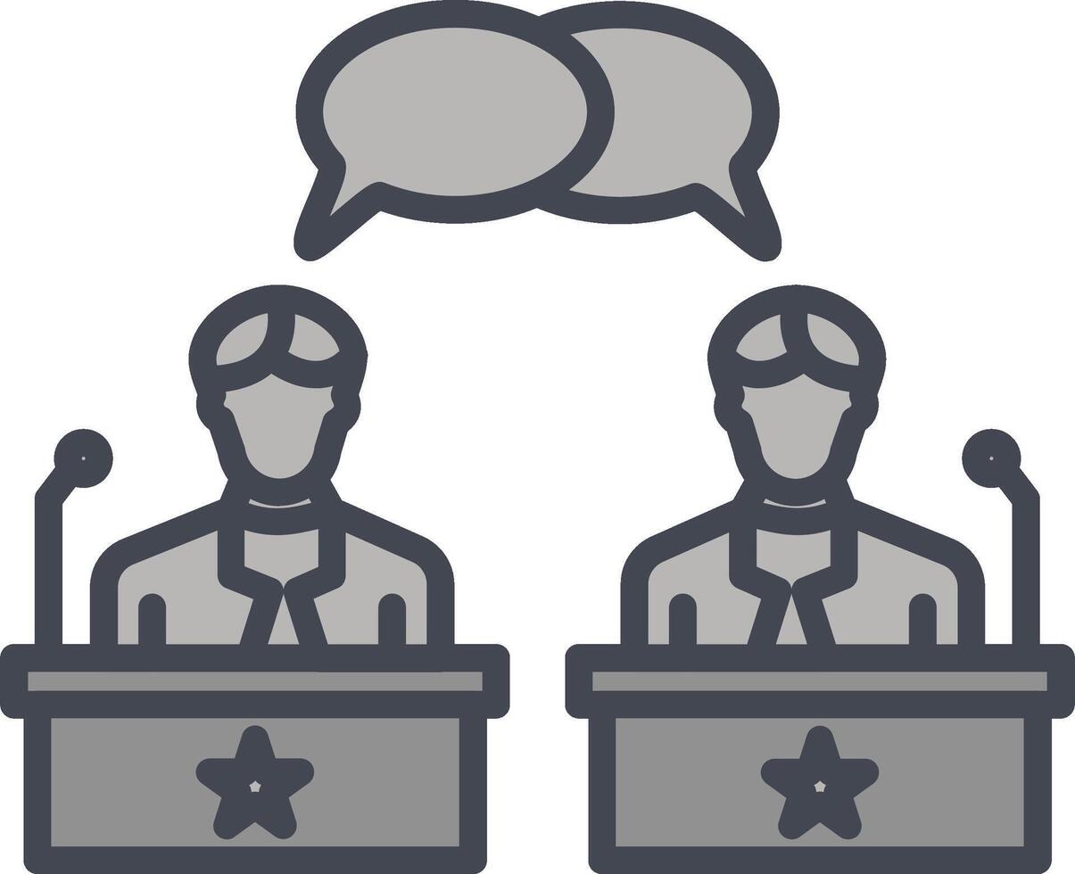 Debate Vector Icon