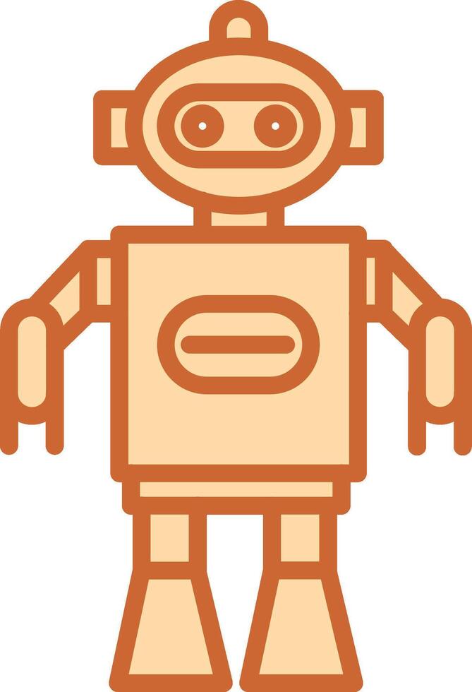 robótico vector icono