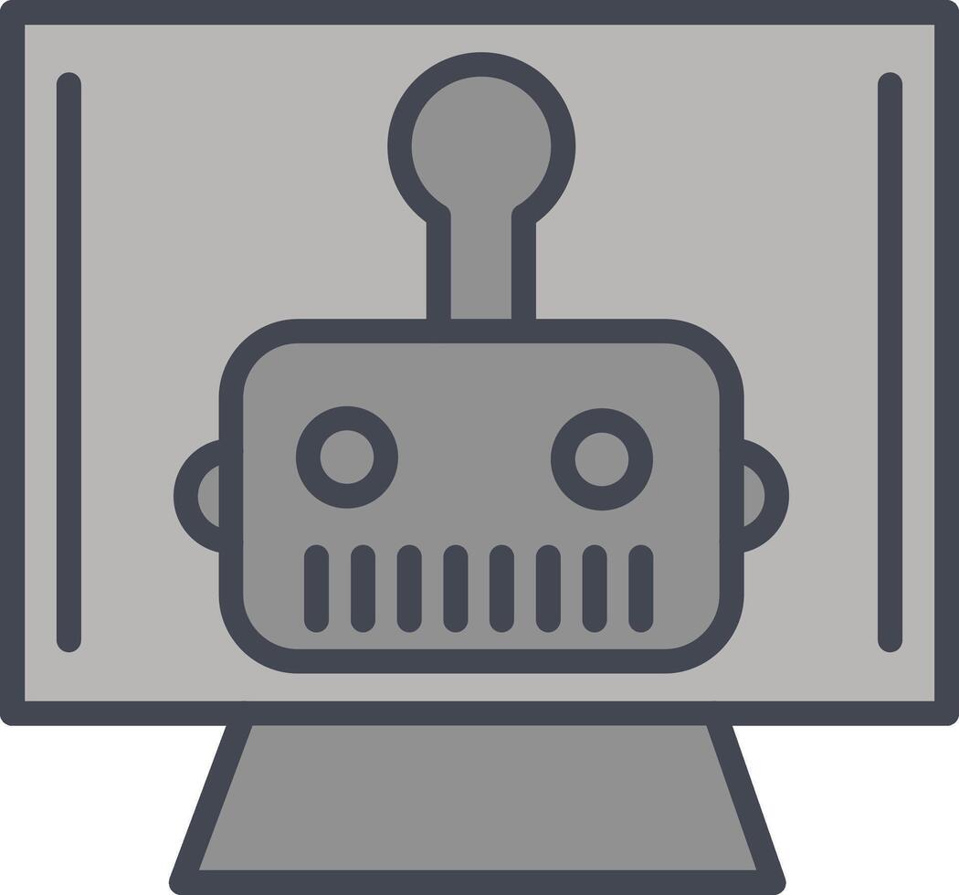 Artificial Bot Vector Icon