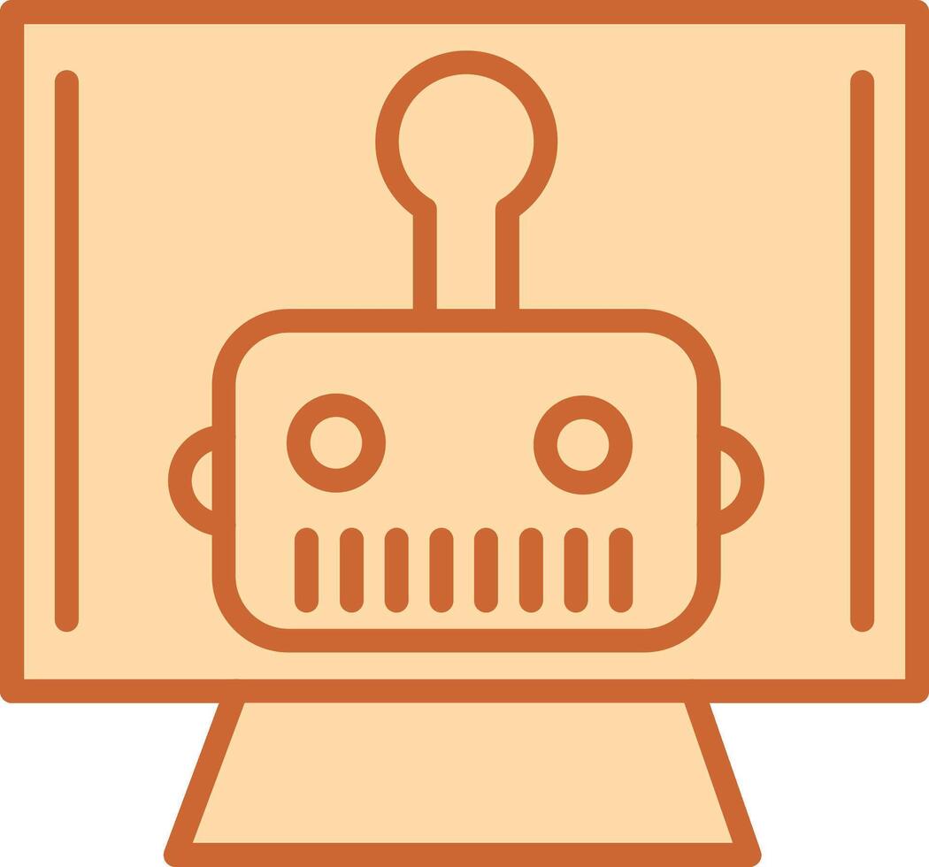 Artificial Bot Vector Icon