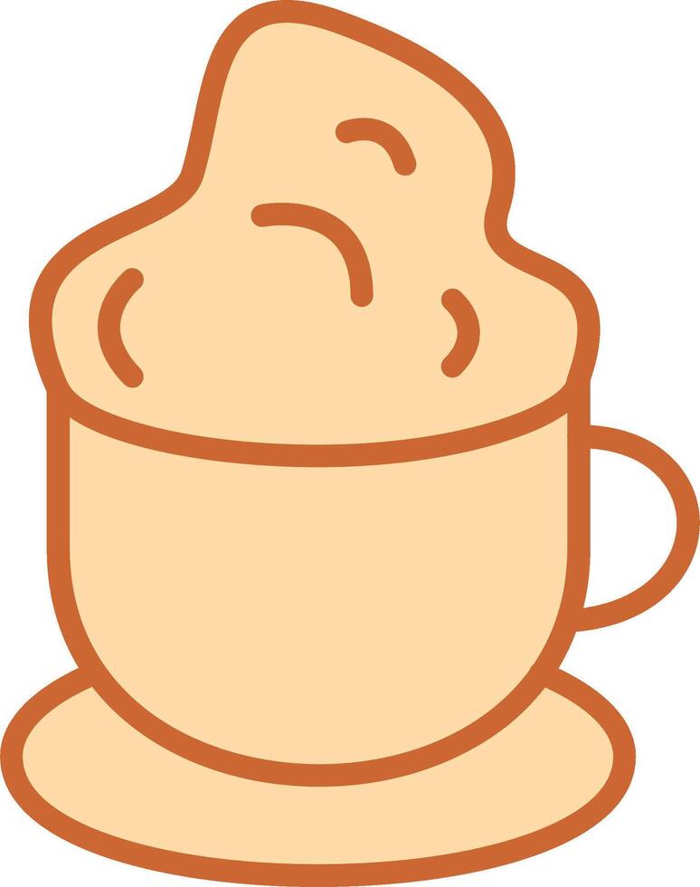 Creamy Coffee Vector Icon