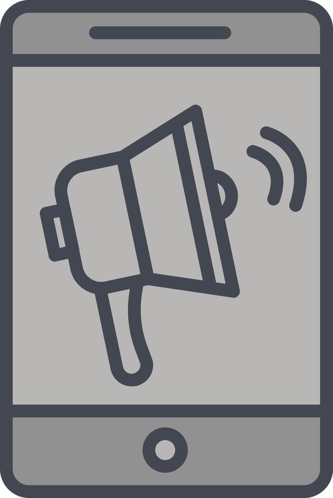 Mobile Advertising Vector Icon