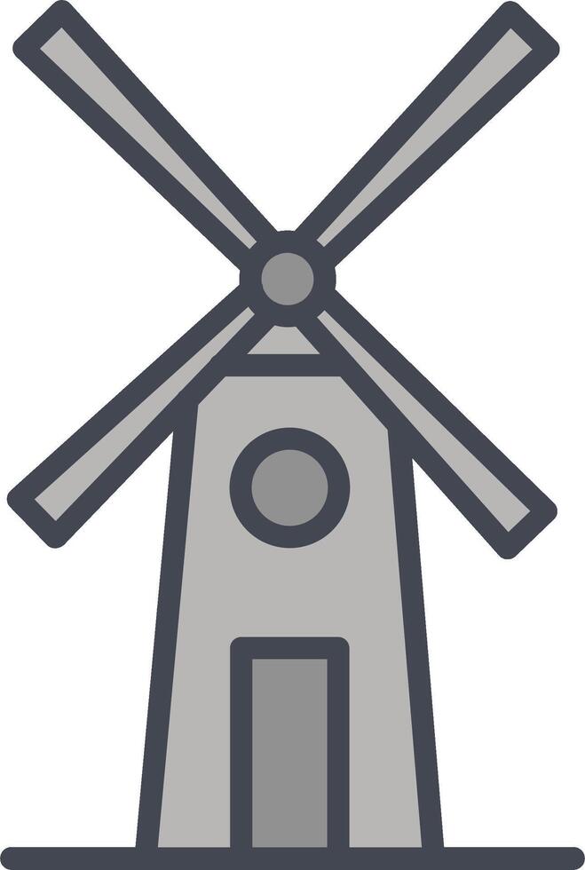 Windmill Vector Icon