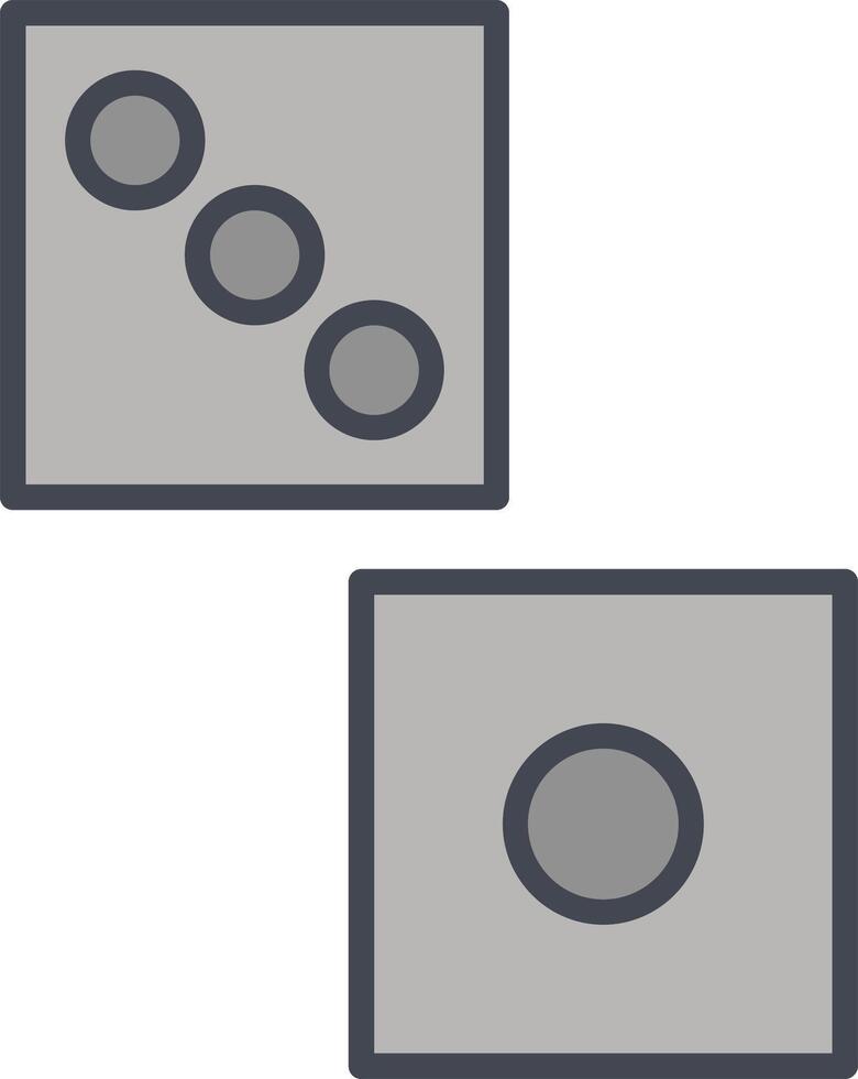 Domino Game Vector Icon
