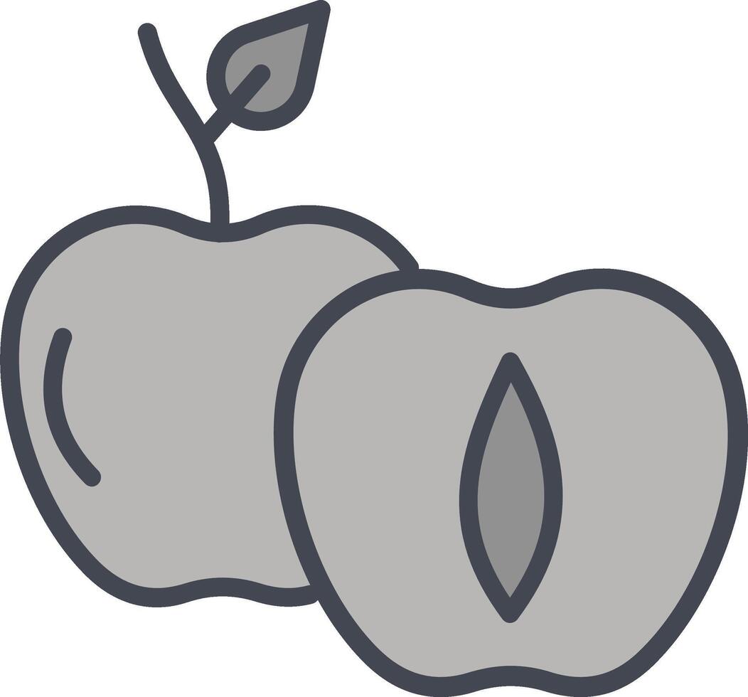 Apricot Vector Icon