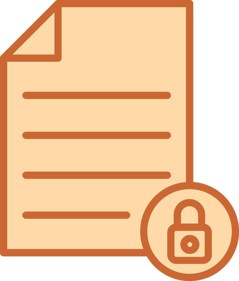 Private Document Vector Icon