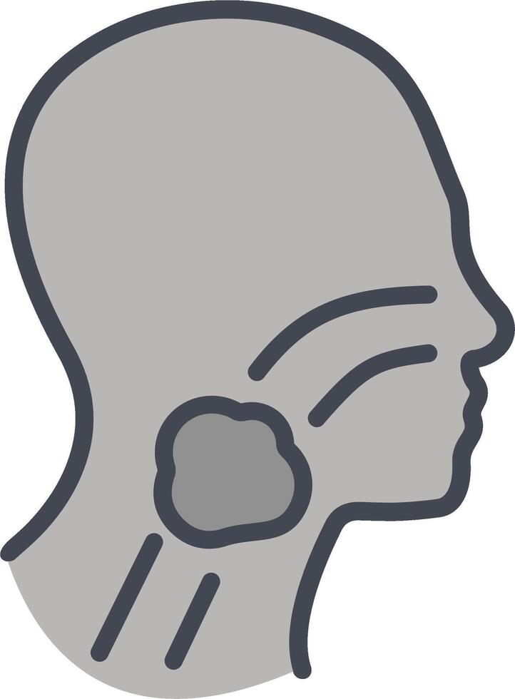 Throat Cancer Vector Icon