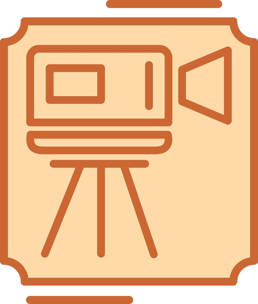 icono de vector de videocámara