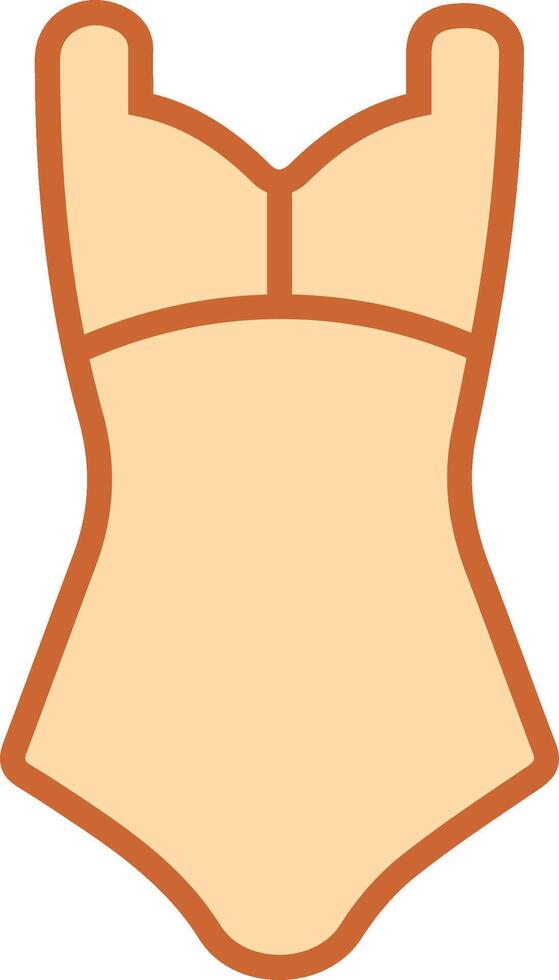 icono de vector de traje de baño