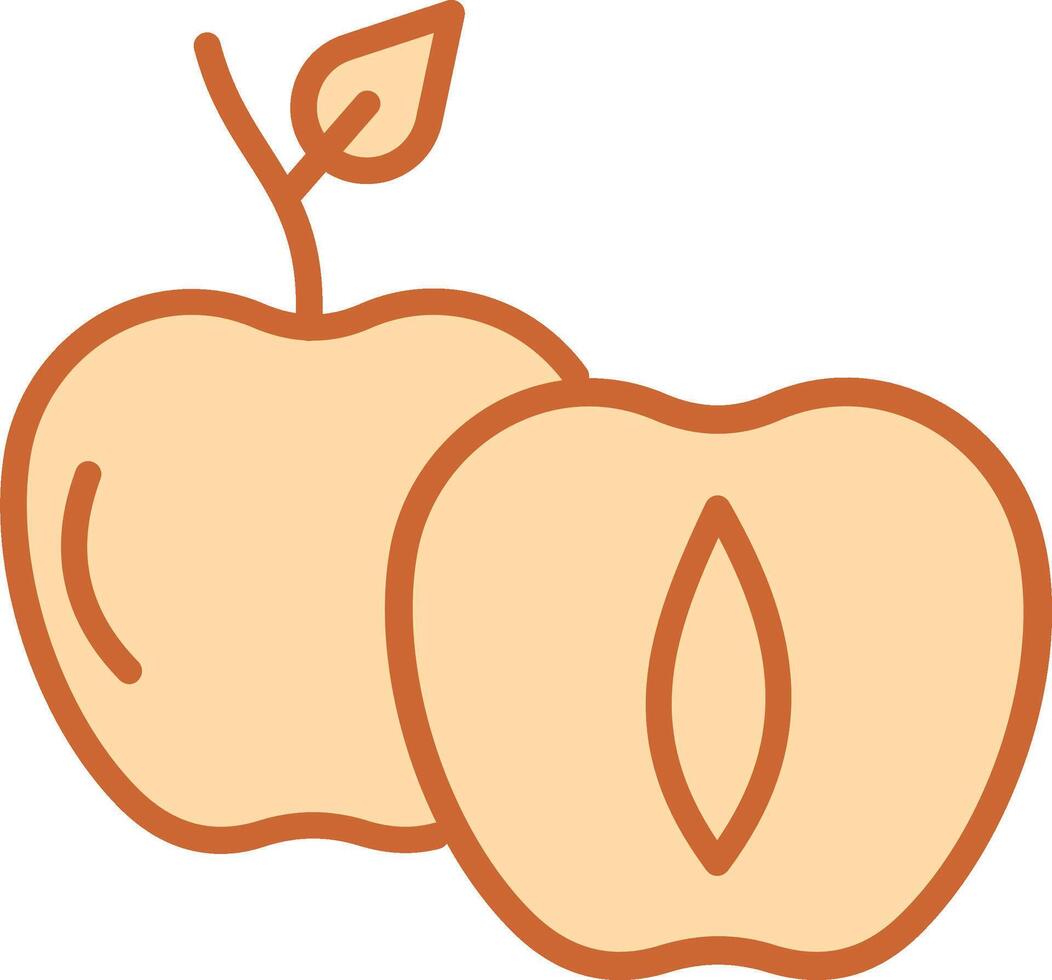 Apricot Vector Icon