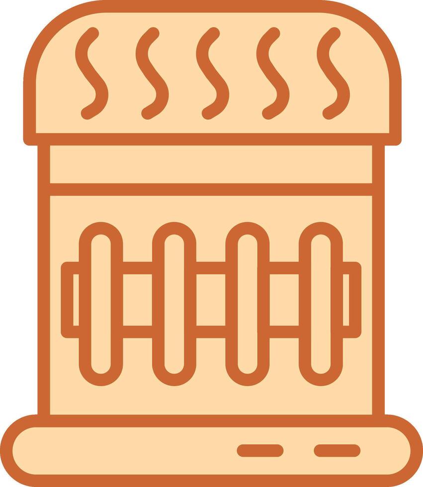 Gas Heater Vector Icon