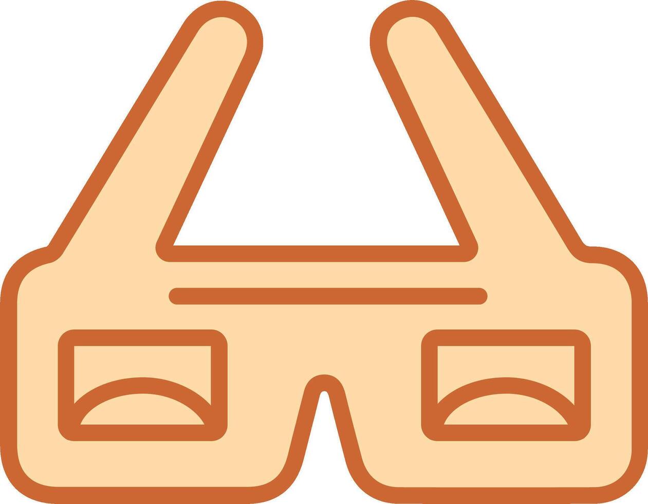 icono de vector de gafas