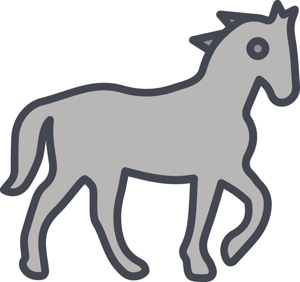 icono de vector de caballo