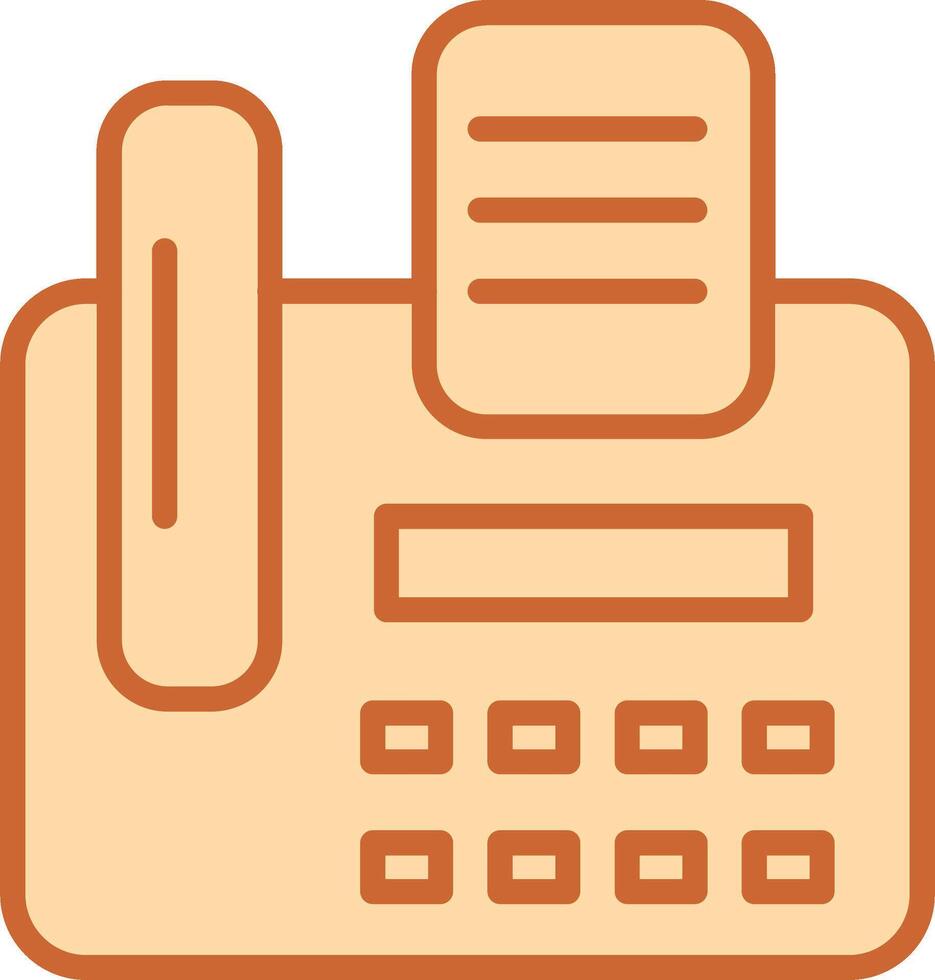 Fax Machine Vector Icon