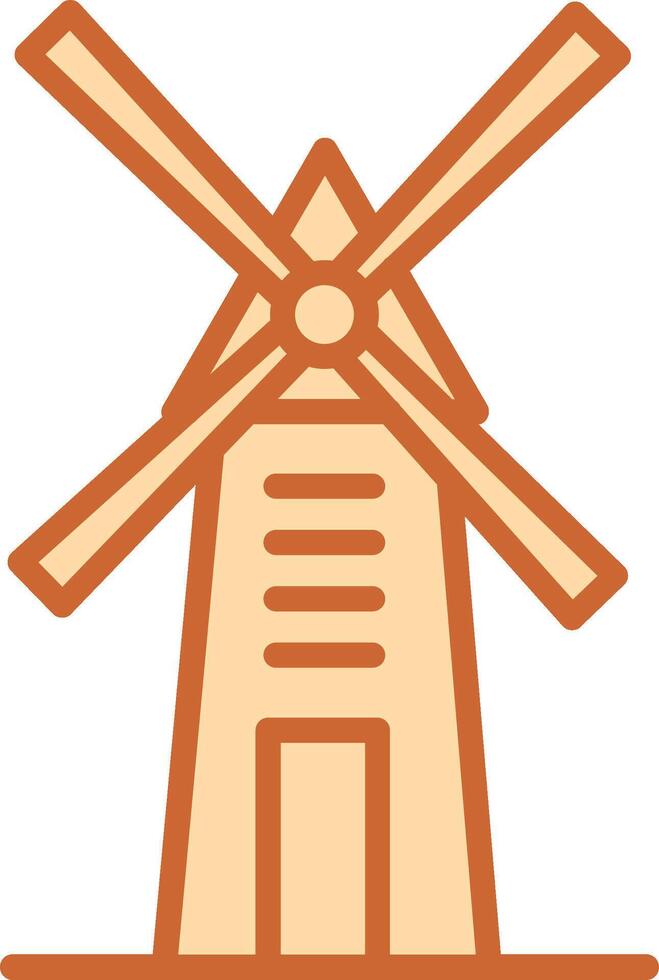 Windmill Vector Icon