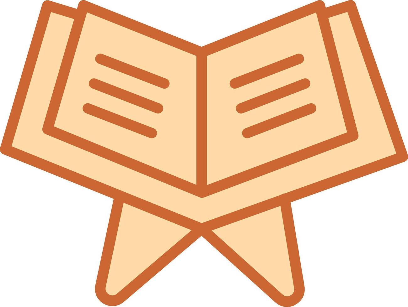 Reading Holy Book Vector Icon
