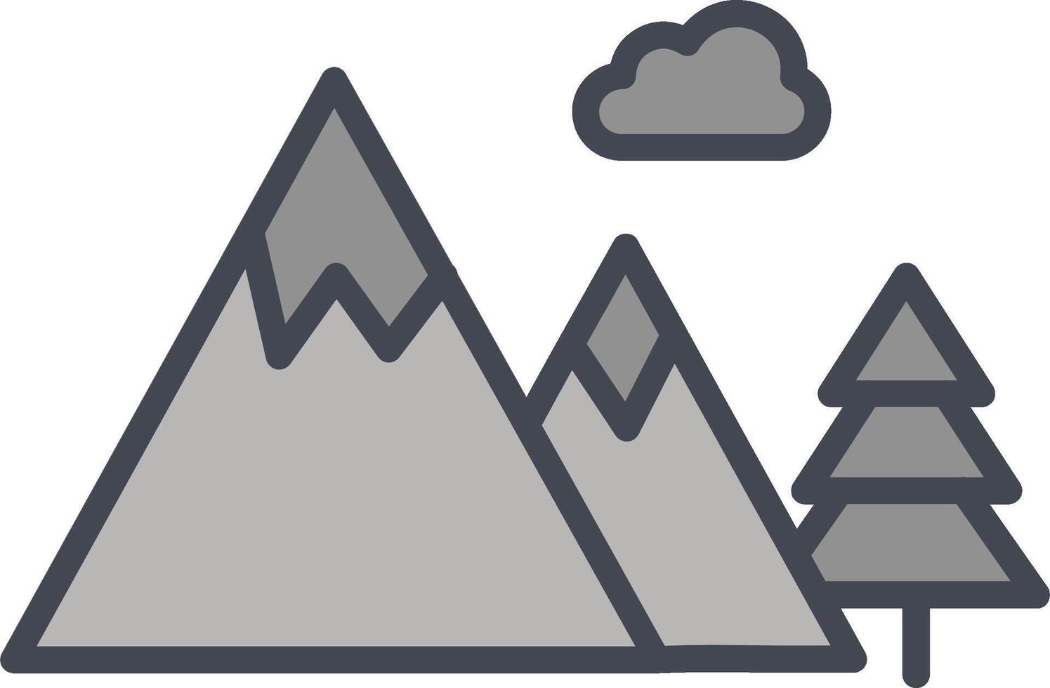 Mountain Vector Icon