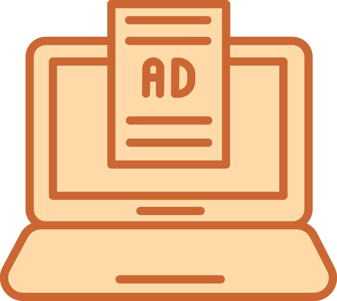 Internet Ads Vector Icon