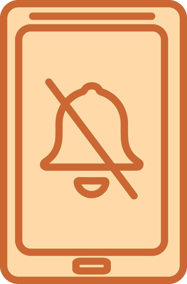 Notification Mute Vector Icon