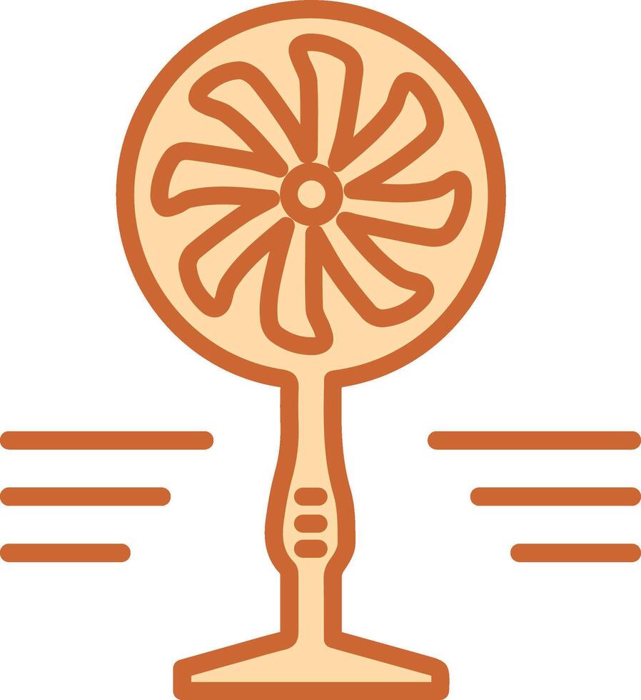 icono de vector de ventilador