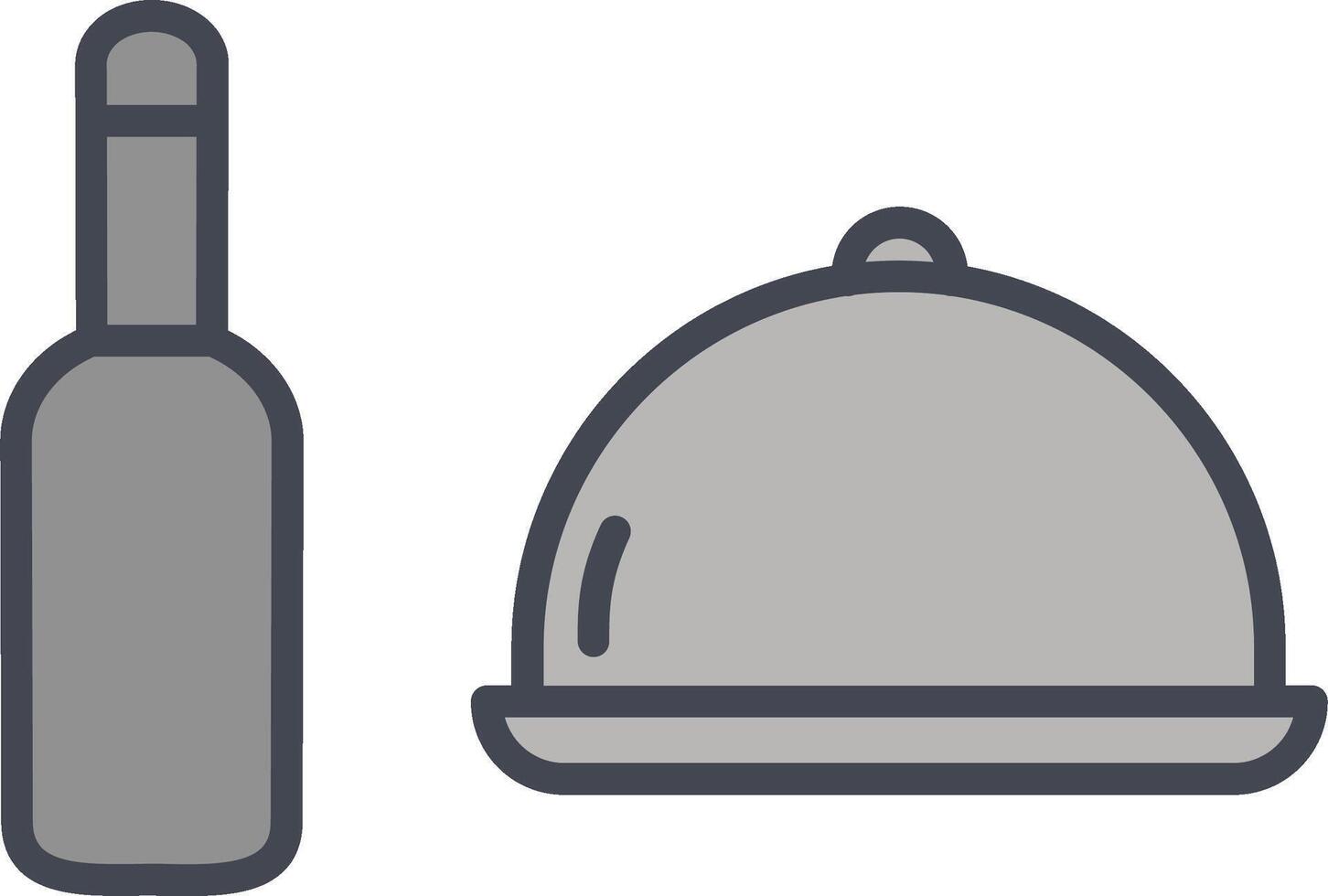 Food and Beer Vector Icon