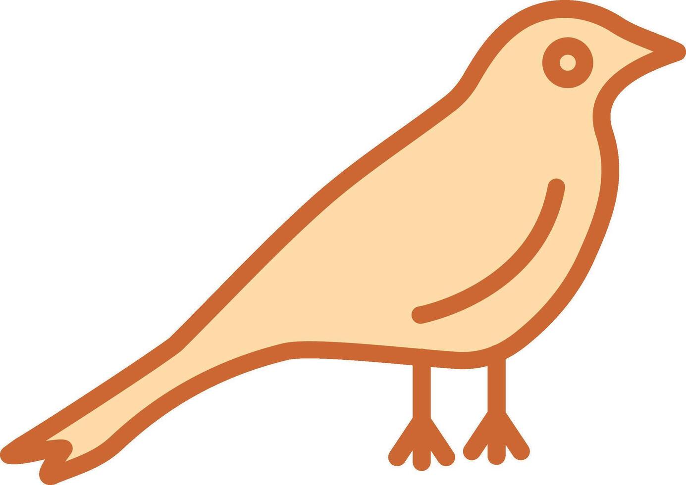 icono de vector de pájaro