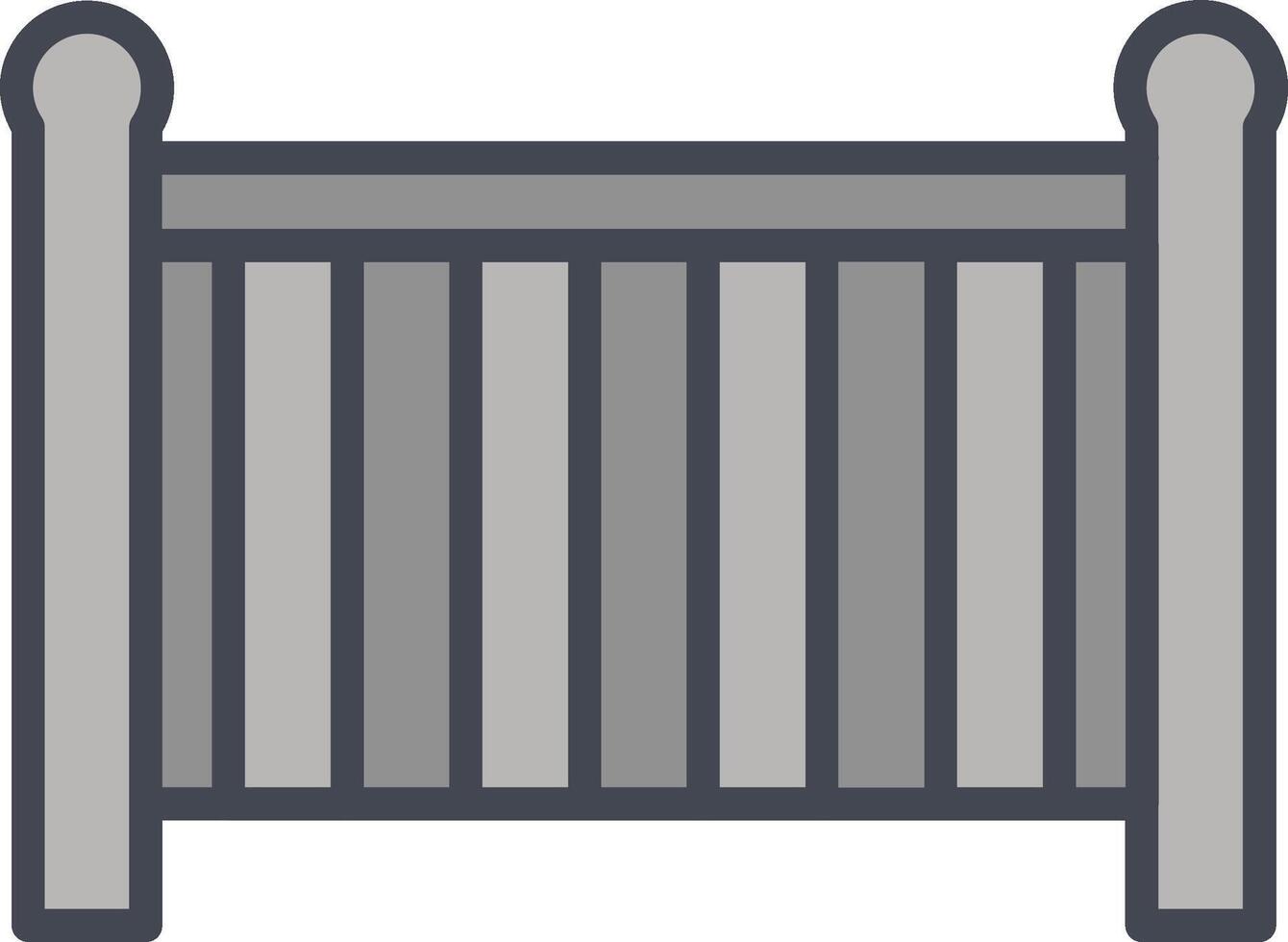 Baby Cot Vector Icon