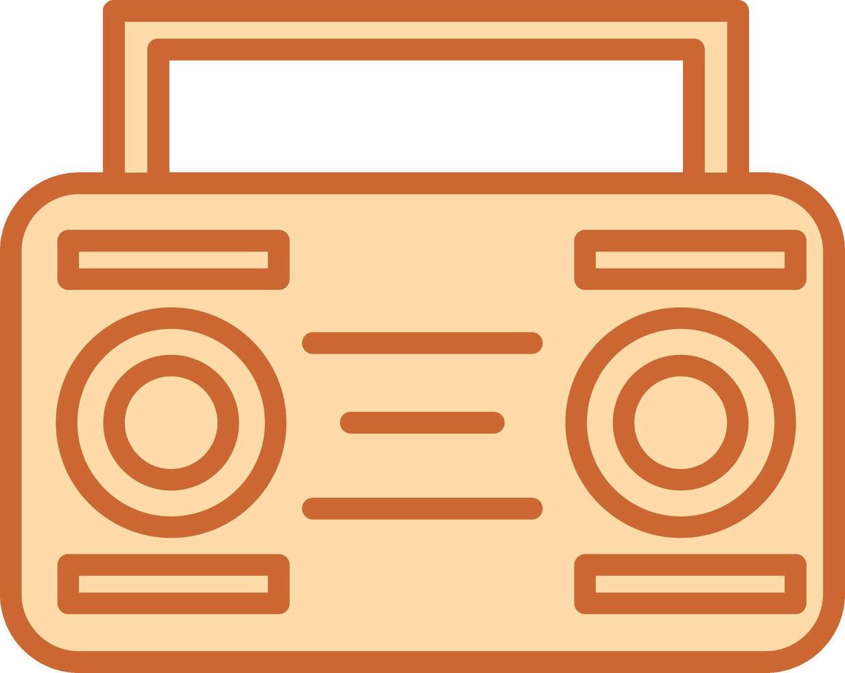 Cassette Player Vector Icon